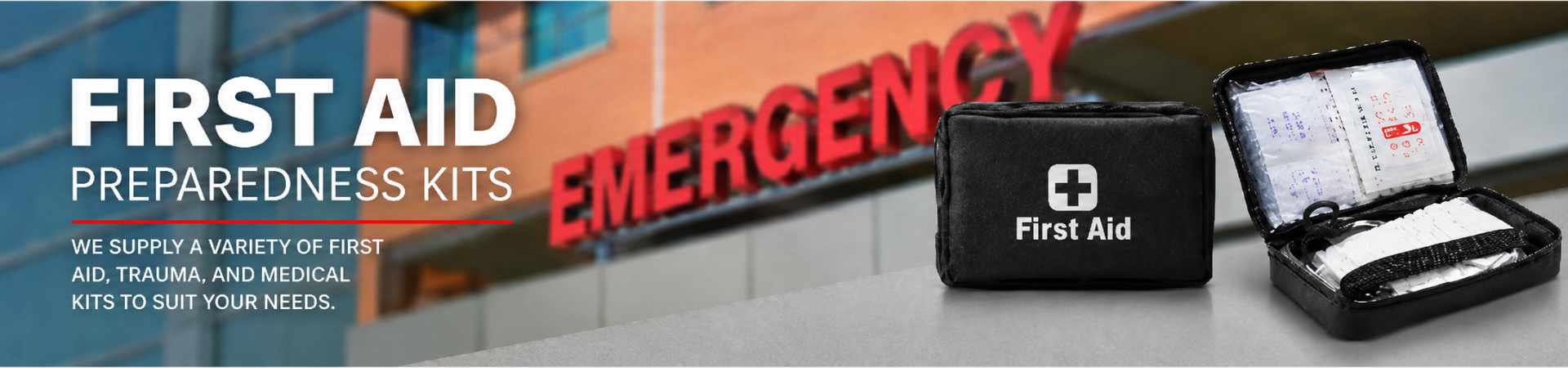 Stay safe with our medical and first aid kits that designed to suit your needs in everyday situations and emergency situations.